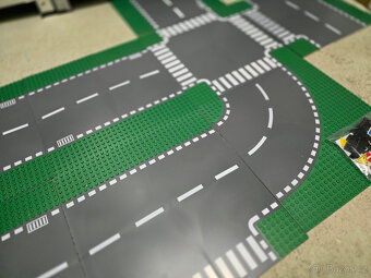 Eco City Lego barevné cesty / krizovatky / silnice / zatáčky - 14