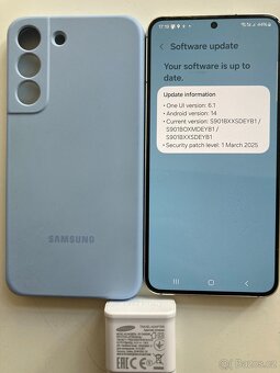 🚀 Prodej Samsung Galaxy S22 –Bílá elegance s prasklým rohem - 14