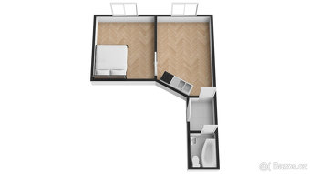 Pronájem bytu 2+kk, 42 m², Praha 8 – Kobylisy, ul. Čimická. - 14