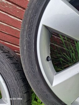 Alu kola Škoda 5x100 215/40/R17 letní pneu - 14