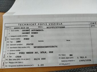 Náhradní díly Ford Focus 1,8td motor - 14