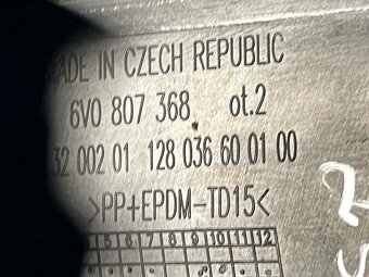 ŠKODA FABIA 3 - 6V - 2014-2021 - nárazník - 6V0807221 - 14
