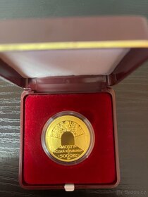Zlaté mince z cyklu Mosty v BK kvalitě - 14