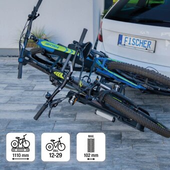Nosič pro přepravu 2 jízdních kol - nepoužitý - 14