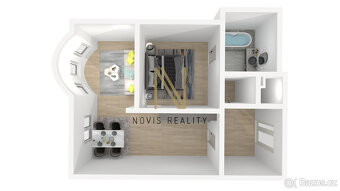 Pronájem, byt 1+1, 56 m², Denisovo nábřeží - 14
