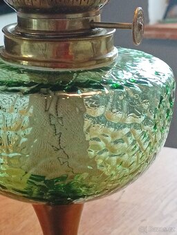 ART DECO STAROŽITNÁ PETROLEJKA BOINSOT PARIS KOLEM 1920 - 14