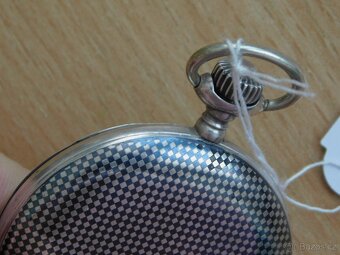 Starožitné stříbrné tříplášťové kapesní hodinky NIELLO / TUL - 14