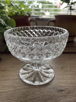 Sada broušeného skla - HAND CUT LEAD CRYSTAL - Czechoslovak - 14