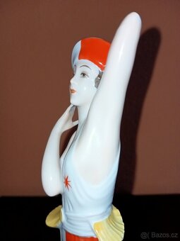 Rarita Porcelánová Tanečnice z.n. ROSENTHAL- ART-DECO 22cm T - 14