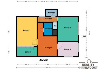 Zajímavá investiční příležitost v podobě bytu 3+1 s balkonem - 14