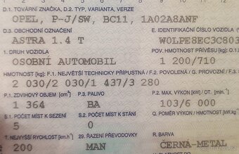 Opel astra J 1,4 COMBI - 14