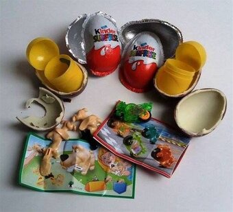 Figurky z Kinder vajíček + vajíčka - 14