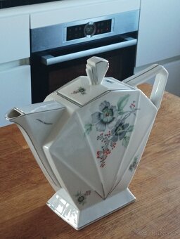 PORCELÁNOVÁ KONVICE VICTORIA - ČESKÉ ART DECO -VÝVOZ FRANCIE - 14