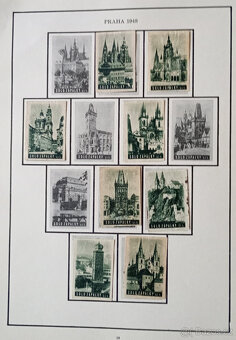 Album zápalkových nálepek 1945 - 1958 č.1 - 14