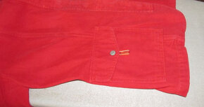 Dámské červené sako zn. OILILY - vel. 38/40 - 14