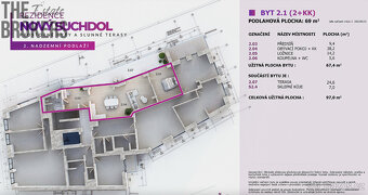 Prodej bytu 2+kk s terasou 99 m2, Praha 6-Suchdol - 14