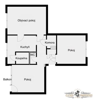 Prodej bytu 3+1 63 m², Litoměřice - Předměstí, ev.č. 00887 - 14