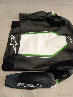 Alpinestars Motegi V2-Pánská kožená moto kombinéza, dvoudíl - 14