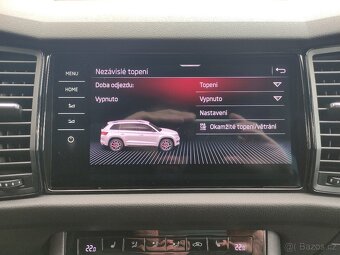 Škoda Kodiaq RS 4x4 VIRTUAL WEBASTO CANTON KAMERA TAŽNÉ DPH - 14