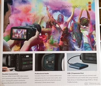 Prodám Blackmagic Pocket Cinema Camera 6K - 14