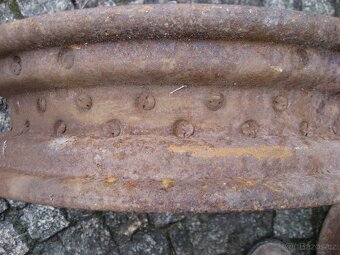 Drátěné Disky Hering 3,62 x 17" Tatra Praga Horch Mercedes - 14