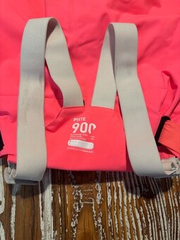 Dívčí lyžařské kalhoty zářivě růžové vel. 12-14 let - 14