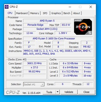 Herní PC- RX 5600XT,RYZEN 5 1600 AF - 14