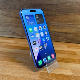 iPhone 16 Plus 128GB,modrý, 100% baterie, eSIM (rok záruka) - 14