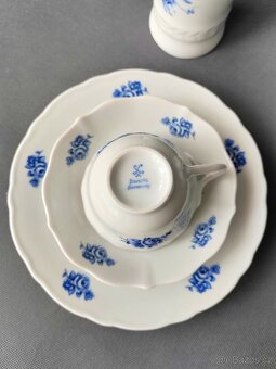 Sada starožitného porcelánů: trio Bavaria a váza Kaiser - 14