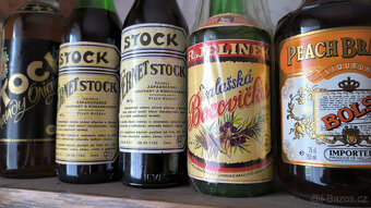 Alkohol - vodka, griotte - starý, historický, retro alk. - 14
