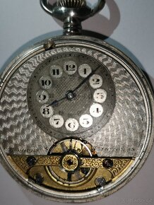 funkční švýcarské kapesní 8denní hodinky OCTOMAS (HEBDOMAS) - 14