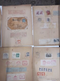 znamky pohlednice viněty etikety učty prospekty obalky - 14