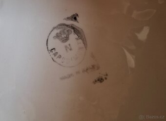 Starožitná porcelánová lampa Capodimonte - 14