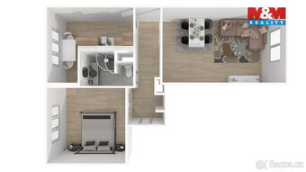 Prodej bytu 2+1, 55 m², Plzeň, ul. Ke Kukačce - 14