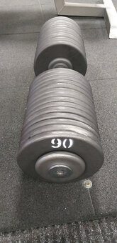 Profi pevné jednoruční činky 2 - 100kg NOVÉ - 14