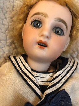 Rare Old Blue Baby, první forma Jumeau, průměr 1 1/27", cca - 14