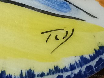 RUČNĚ MALOVANÁ DÓZA TESSIER FRANCIE - 14