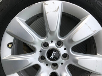 Sada disků Mini 5x112 7,5x17 ET52 + zimní 225/55 R17 - 14