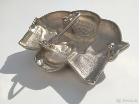 ZLATÁ A STŘÍBRNÁ LEBKA SPONA NA PÁSEK (NOVÁ) - 14