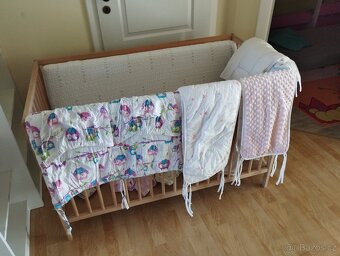 Postýlka 120x60 + veškeré příslušenství - 14