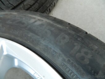 alu kola 5x112+letní pneu Continental r18 - 14
