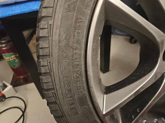 Alu kola AEZ Intenso 7.5Jx17 + zimní pneu Goodyear 225/45/17 - 14
