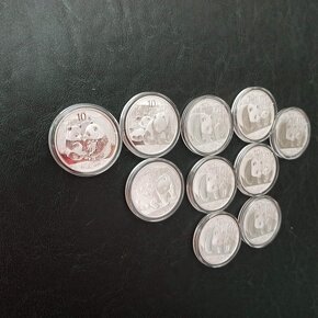 STŘÍBRO a ZLATO American Eagle, Maple, Panda a US Morgan atd - 14