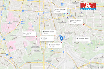 Pronájem bytu 1+1, 31 m², Praha, ul. Šafaříkova - 14