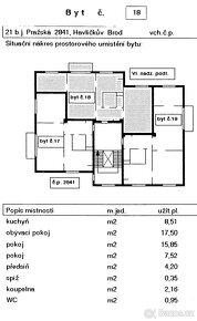 Prodej bytu 3+1 po rekonstrukci Havlíčkův Brod - 14
