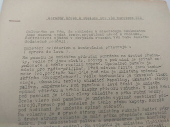 WARSZAWA 203, 203P, 223, SEZNAM ND 1960 A NAVODY NA OBSLUHU - 14