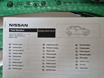 exteriérový styling kit (dekorační kit) chrom Nissan Juke (F - 14