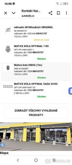 Kolové matice M12x1,5 (MR455707) - 14