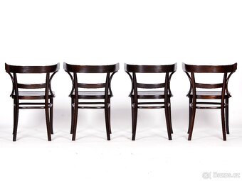 4x prvorepubliková křesílka, židle THONET - 14