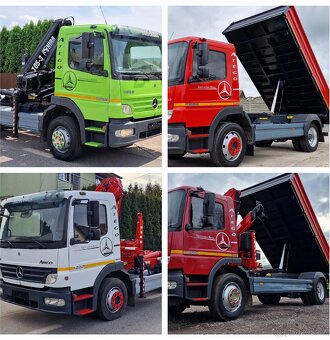 MERCEDES-BENZ ATEGO 1222 hákový nosič + hydr. ruka 2009r - 14